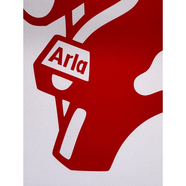 Mikael Reuter, Milk,Swedish Pop Art Exhibition Poster, Printed in Sweden For Sale - Image 6 of 8