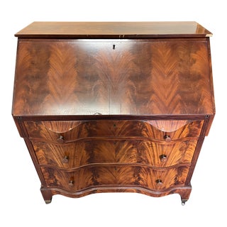 Antique Late 19th Century George C. Flint Co. Secretary Desk For Sale