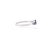Not Yet Made - Made To Order 14k White Gold Three Stone Royal Blue Sapphire Ring Size 7 For Sale - Image 5 of 11