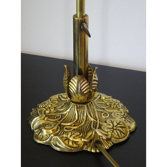 Bronze Swan-Neck Lamp from Le Dauphin, 1976 For Sale - Image 13 of 18