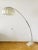 White 1960s Large Mid-Century Modern Marble Base Cocoon Floor Lamp, Italy For Sale - Image 8 of 9