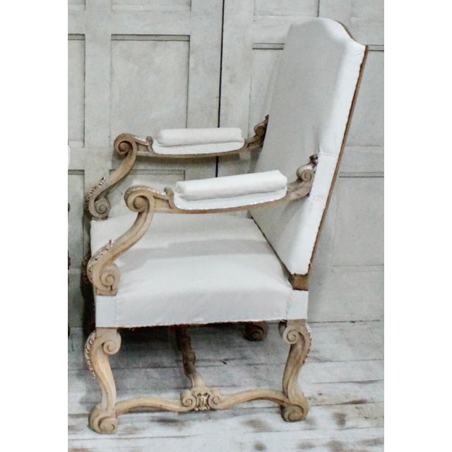 Brown Antique Spanish Oak Carver Chairs, 1880s, Set of 2 For Sale - Image 8 of 13