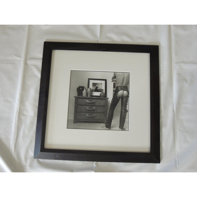 1990s Framed Black & White Photograph by Ross Bennett Lewis For Sale - Image 5 of 5