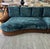 Art Deco 1980s Large Serpentine Sectional Styled After Vladimir Kagan. Newly Upholstered. For Sale - Image 3 of 9