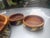 Mid-Century Modern Vintage Handcrafted Wooden Black Lacquer & Bamboo Salad Serving Set - 6 pcs For Sale - Image 3 of 12