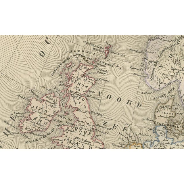 Political Map of Europe by Frijlink & Van Otterloo, 1876 For Sale - Image 6 of 10