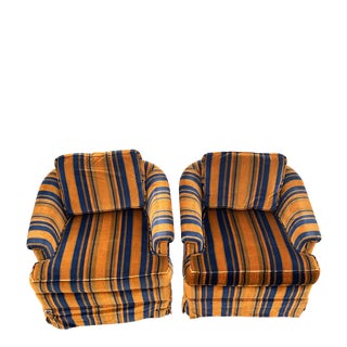 Vintage Rock and Swivel Chairs - a Pair For Sale