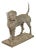 Antique 19th Century J.W. Fiske Zinc Morley's Dog Statue For Sale