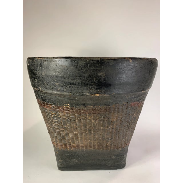 Early 20th Century Indian Mud Basket For Sale - Image 4 of 7
