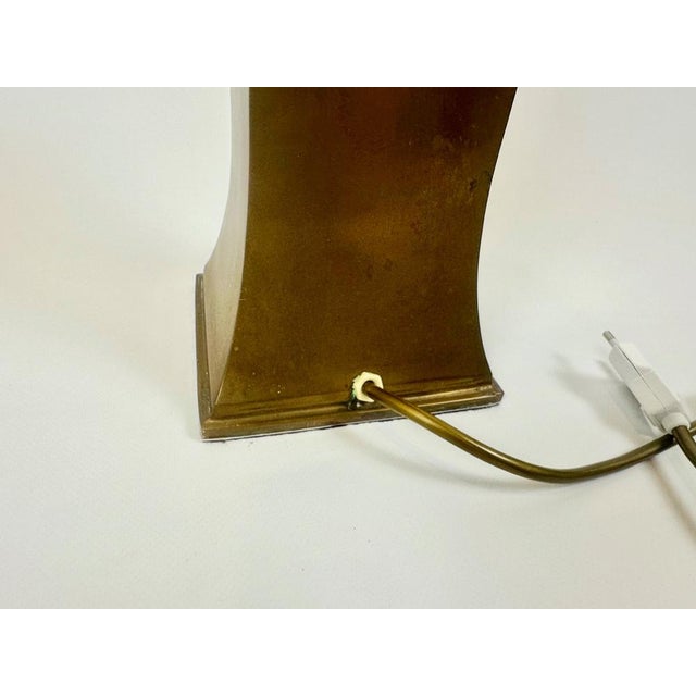 Mid-Century Modern Brass Table Lamp by Fuchs & Gilching for Reim Interline, 1970 For Sale - Image 10 of 12