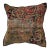 Pillow W/Antique Persian Rug Fragment, 1'4" X 1'4" For Sale