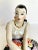 1960s 1960's Porcelain Figure of Woman in Floral Dress For Sale - Image 5 of 12