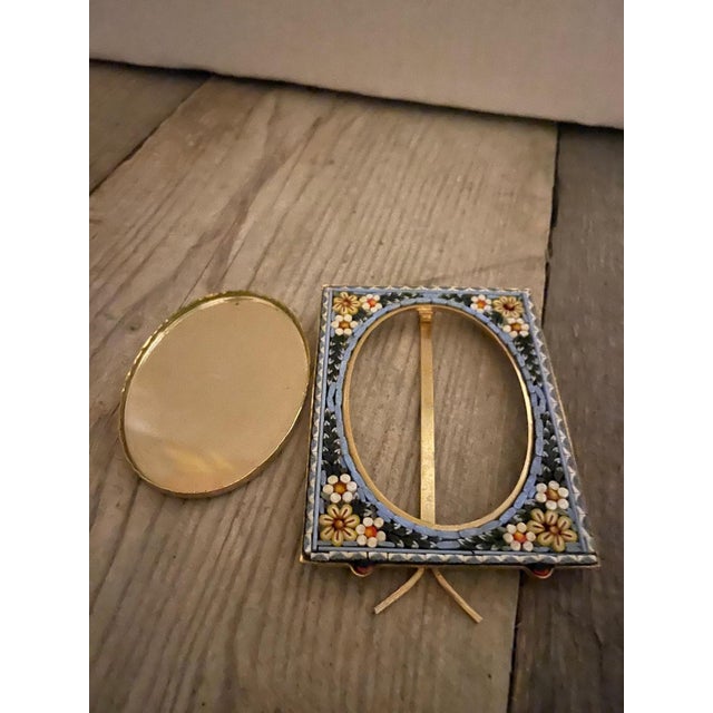 Micromosaic Photo Frame, 1950s For Sale - Image 4 of 6