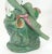 Chinoiserie Monkey Figurine Resin Candle Holders Green and Pink a Pair For Sale - Image 9 of 12