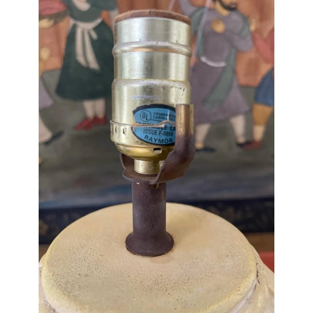 Vintage Raymor Plaster Paper Bag Lamp For Sale - Image 9 of 10