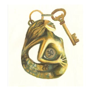 "The Key to Le Sirenuse, Positano" Contemporary Still Life Giclee Print For Sale