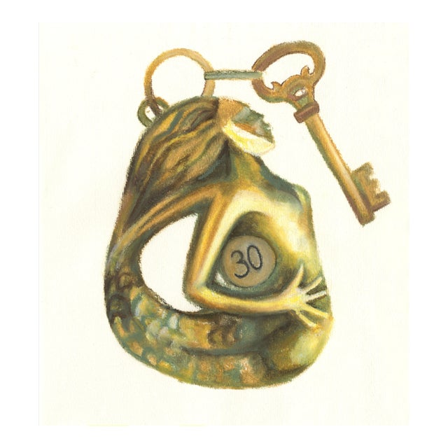 "The Key to Le Sirenuse, Positano" Contemporary Still Life Giclee Print For Sale