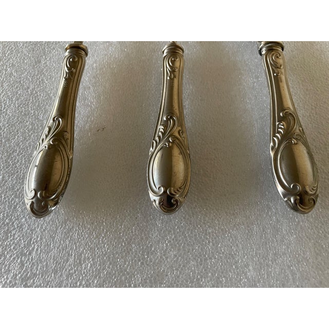 800 Silver Cake Set, 1890s, Set of 3 For Sale - Image 3 of 9