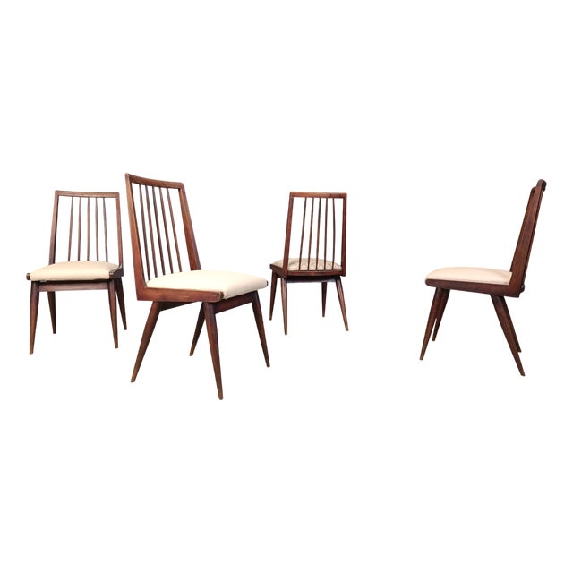 Scandinavian Dining Chairs, 1960s, Set of 4 For Sale