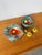 Blue Vintage Fat Lava Ashtrays from Vallauris, 1960s, Set of 2 For Sale - Image 8 of 18