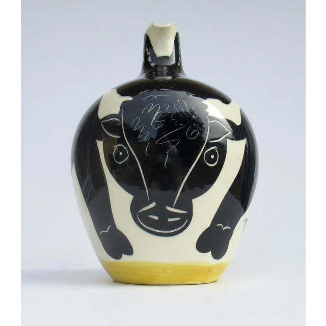 Pablo Picasso Vintage C.1970''s Original Signed & Numbered Ceramic Pottery "Taureau" (Bull) Jug With Handle by Picasso, Padilla Foundry For Sale - Image 4 of 13