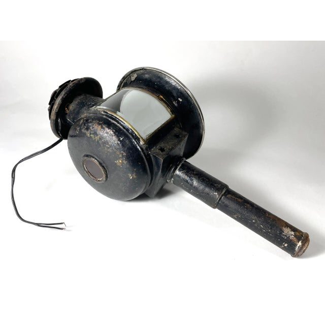 Antique French Carriage Lantern / Lamp For Sale - Image 9 of 13