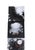 Black SeT of Four Black & White Acrylic and Ink Paintings on Canvas Titled La Luna For Sale - Image 8 of 10