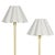Regina Andrew Polly Double Arm FloorLamp, Natural Brass with Linen Scalloped Shade For Sale In Detroit - Image 6 of 8