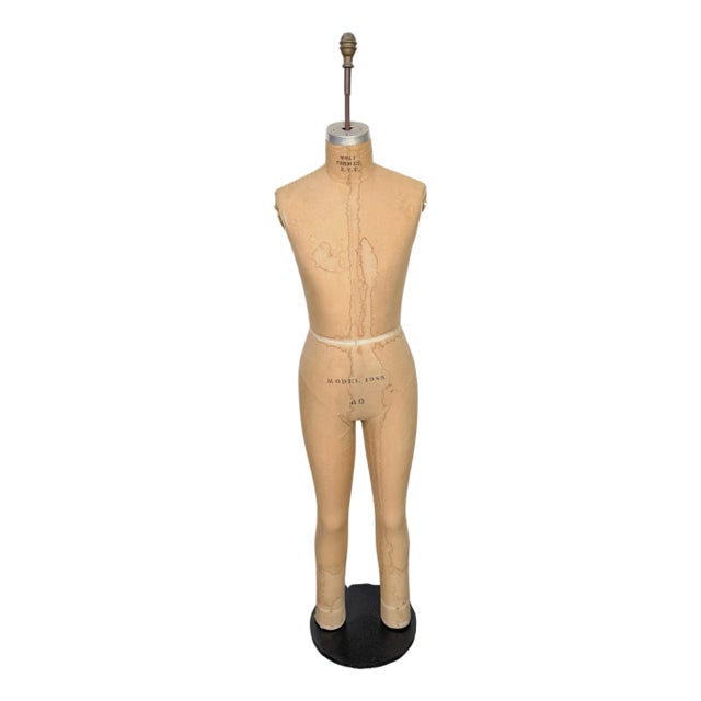 Antique Tailor’s Mannequin / Dress Form, Wolf Form Co., New York, C. 1900s For Sale