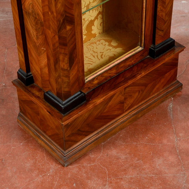 Mid 20th Century Display Case in Teak, Glass, and Fabric For Sale - Image 14 of 18