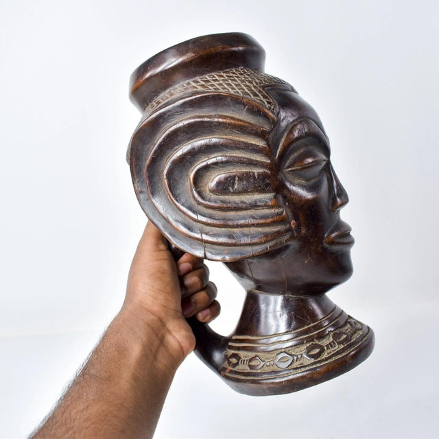 Early 20th Century Kuba Figural Cup For Sale - Image 11 of 12
