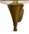 1940s French Art Deco Brass and Textured Glass Wall Sconces - a Pair For Sale - Image 4 of 7