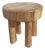 African Vintage Carved Wood Milk Stool Hehe Gogo People Tanzania 12" H For Sale