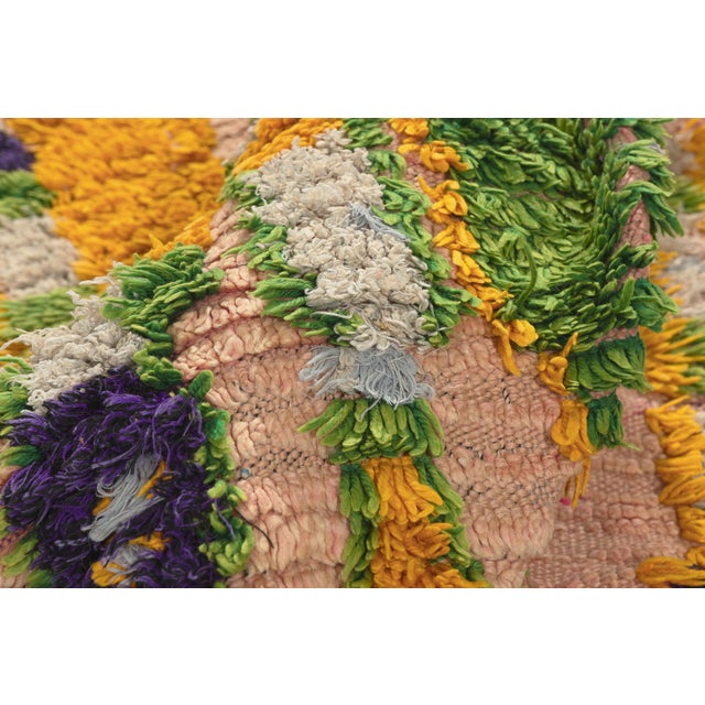 Vintage Azilal Moroccan Rug, 03'02 X 05'07 For Sale In Dallas - Image 6 of 10