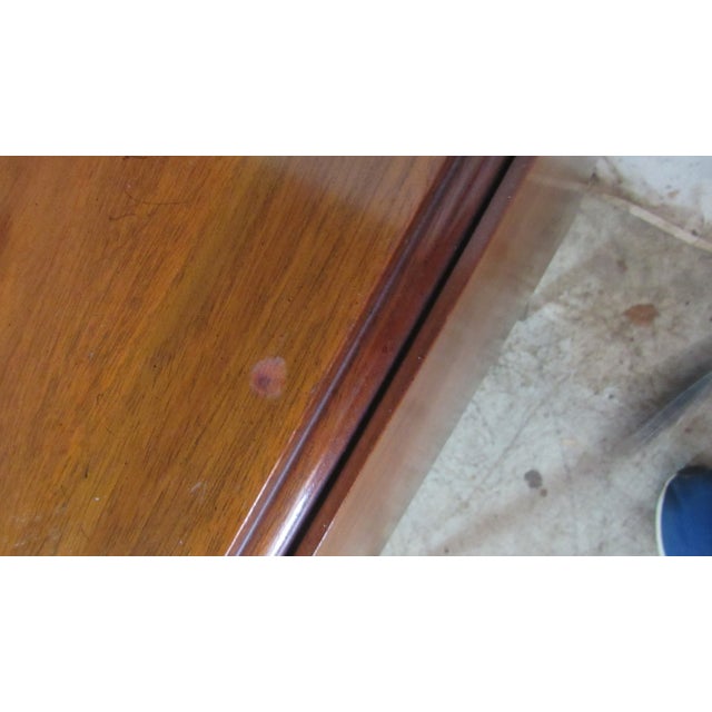 1980s Henkel Harris Drop-Leaf Table Mahogany Designer Pembrook For Sale - Image 6 of 8