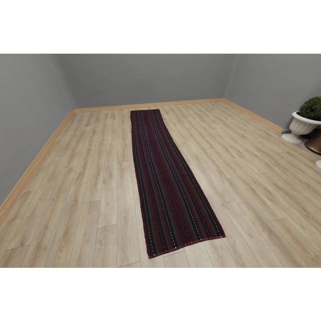 Size: 2.7 x 10.9 ft ( 80 x 329 cm) 31 x 129 inches Color: Organic Natural Dye ( Blue,Red,Black ) Material: 100% Hand Spun...