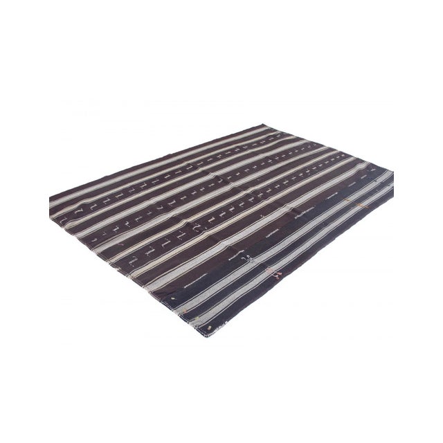 Mid-Century Modern Modern Vintage Turkish Kilim Rug - 6`4 X 8'10 For Sale - Image 3 of 6