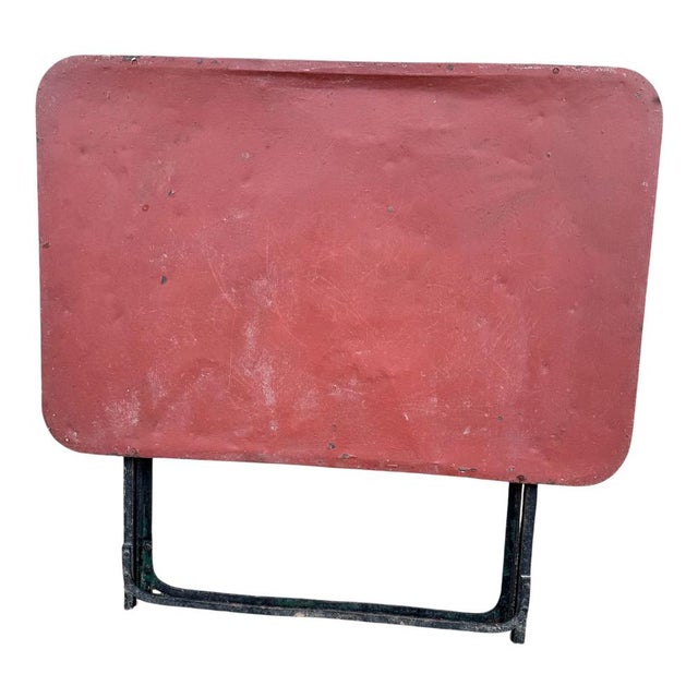 Black Provencal Folding Iron Garden Table, 1900s For Sale - Image 8 of 16