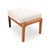 Senator Highback Armchair and Pouf by Ole Wanscher for Poul Jeppesen, Set of 3 For Sale - Image 10 of 15