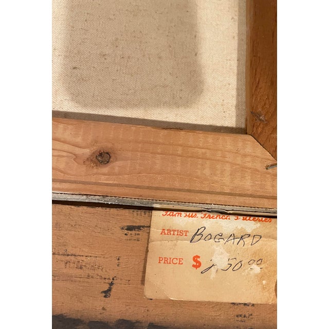 1960s Gerald Bogard Cowboy Oil Painting For Sale - Image 6 of 6