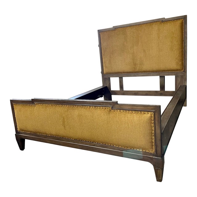 Thomasville Furniture Harlowe and Finch Mirabeau Upholstered King Panel Bed Chairish