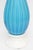 These stunning pair of vintage mid century modern Murano lamps are by Seguso for the Marbro Lamp Co. The ribbed turquoise...