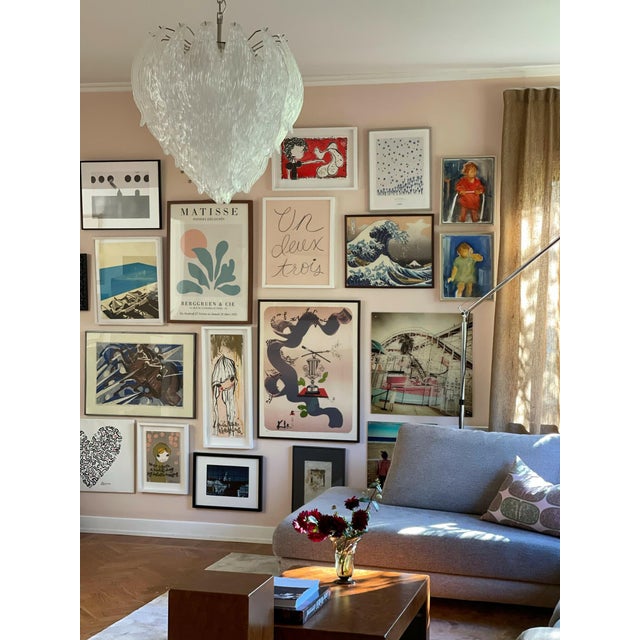 Tulip Murano Chandelier For Sale - Image 5 of 16