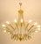 Italian Brass Chandelier with 16 Lights, 1950s For Sale - Image 4 of 9