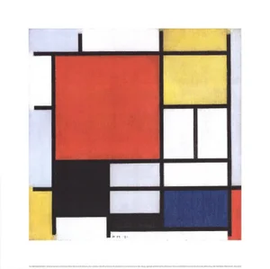 2014 Piet Mondrian 'Composition with Large Red Area' Offset Lithograph