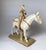 Early 20th Century Hand Painted Porcelain Figure of Joan of Arc Riding a Horse For Sale - Image 5 of 11