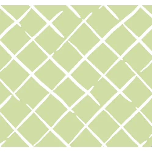 Bahama Court Meadow Green Wallpaper Sample For Sale
