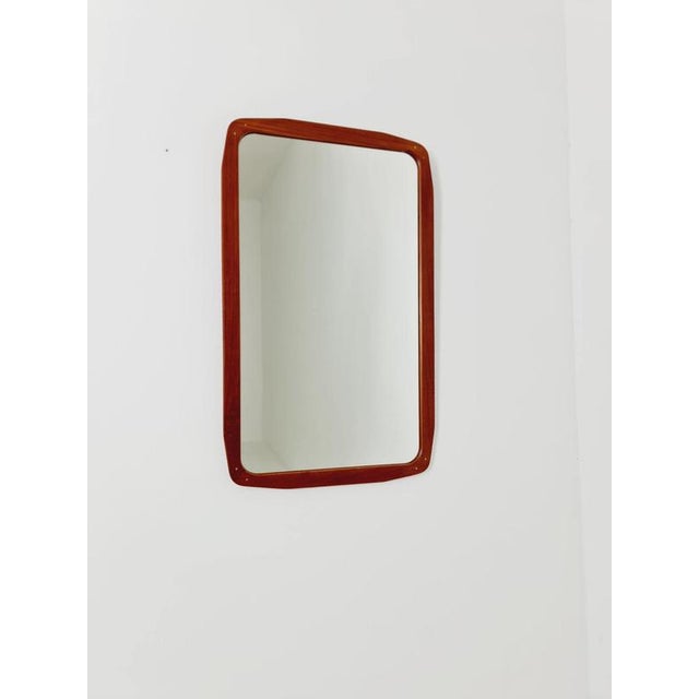 Metal Large Vintage Danish Wall-Mounted Mirror, 1960s For Sale - Image 7 of 15