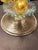Murano Glass 3 Dolphin Tazza Compote Rigadin Gold Polveri Attr Salviati For Sale - Image 9 of 16
