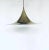 Postmodern Witch Hat Gold Pendant Lamp, 1980s For Sale - Image 9 of 13